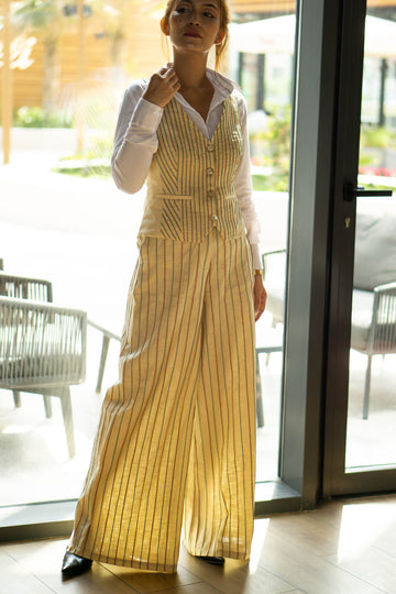 Pants - Cream Beige